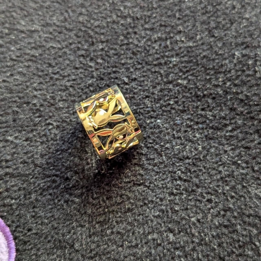 Playboy ring gold color